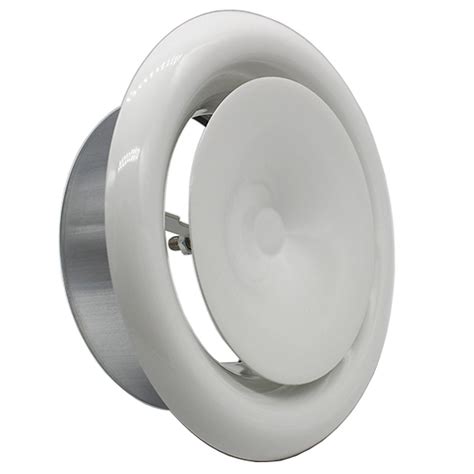 ceiling supply valve mm   white metal coated