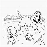 Coloring Clifford Dog Big Red Pages Popular sketch template