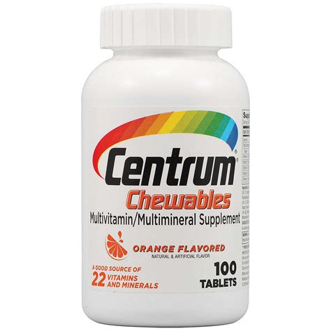 centrum chewables multivitamin multimineral  tablets evitaminscom