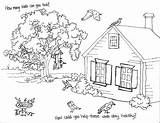 Backyard Coloring Yard Pages Drawing Back Getdrawings sketch template