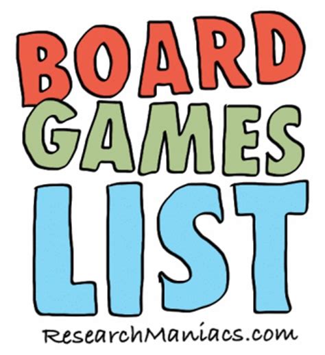 board games list