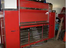 snap on triple bank crome tool box work staion
