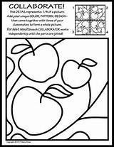 Coloring Pages Collaborative Activity Symmetry Radial Original Teacherspayteachers Tile Collaborate Tiles Straw Mary Getcolorings Choose Board Second Set sketch template