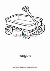 Wagon Colouring Coloring Pages Red Toy Activity Color Toys Transport Kids Print Village Activityvillage Truck Explore Sheets Choose Board Keeping sketch template
