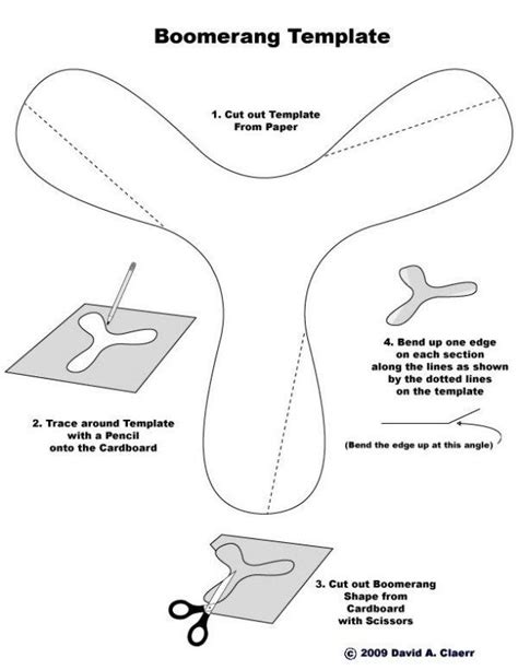 boomerang template google search australia crafts boomerangs