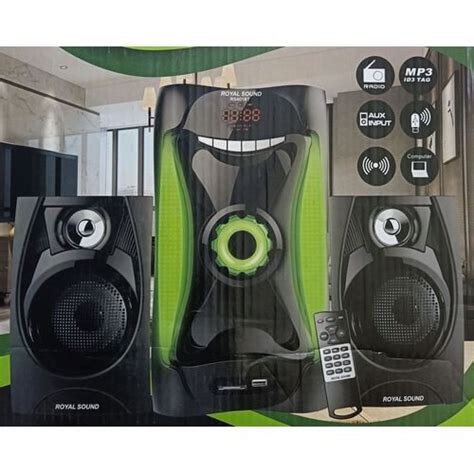 royal sound multimedia bluetooth speaker  woofer system  pmpo