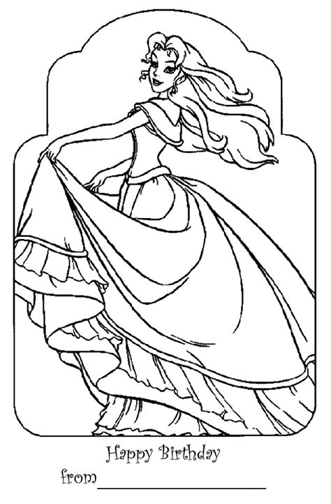 barbie coloring pages barbie happy birthday coloring page