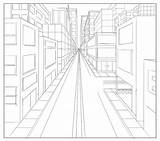 Perspective Point Drawing Deviantart Drawings Two School City Sketches Architecture Lessons Easy Draw Lesson Reference Sketch Tower Cityscape sketch template