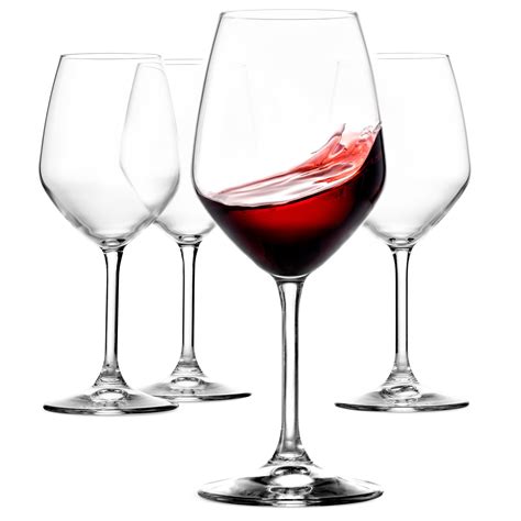 Paksh Novelty Italian Red Wine Glasses 18 Ounce Lead Free Wine