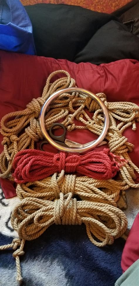 Merry Christmas Kinksters This Is Some Rope And A Shibari Ring That I