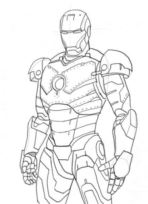 printable ironman coloring pages