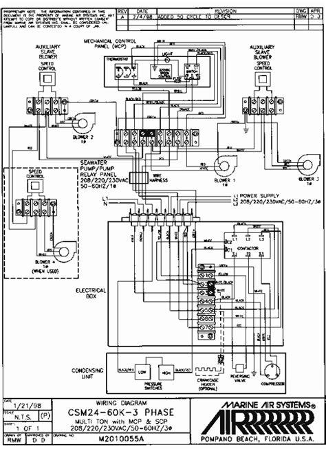 contactor wiring diagram ac unit  wiring diagram sample