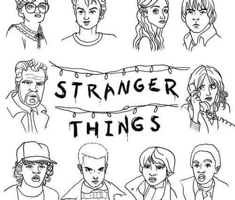 23 New Photos Coloring Pages Stranger Things Stranger