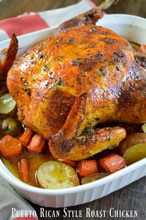 puerto rican style whole roasted chicken roast chicken recipes whole
