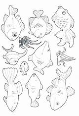 Tuna Coloring Pages Fish Printable Getcolorings sketch template