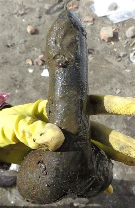 archaeologists find 250 year old dildo at an old school of
