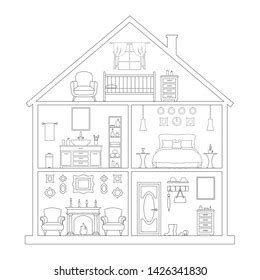 house outline images stock  vectors shutterstock