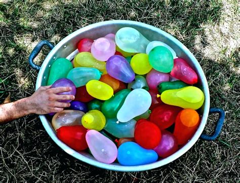 throw water balloons date ideas for warm weather