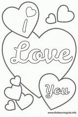 Coloring Pages Clipart Say Library Valentines sketch template