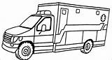 Coloring Ambulance Pages Van Ems Printable Drawing Color Getdrawings Getcolorings Colorings sketch template