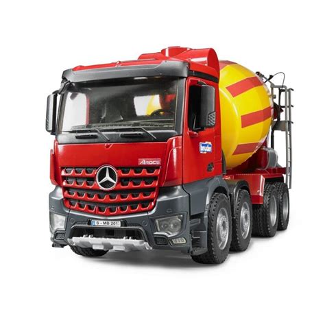 bruder mb arocs cement mixer truck jadrem toys