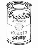 Warhol Andy Soup Coloring Pop Pages Lesson Campbell Success Lessons Calculating Chaos Handouts Cans Worksheets Drawing Artist 800wi Pixels Arte sketch template