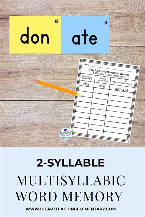 printable multisyllabic words worksheets printable word searches