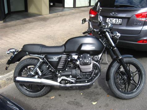 aussie  parked cars  moto guzzi  classic