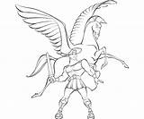 Pegasus Hercules Kolorowanki Popular Malvorlagen sketch template