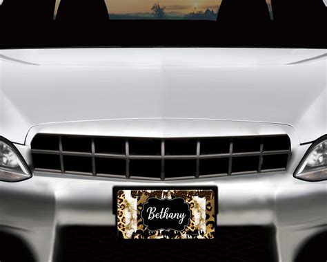 personalized license plate   car plate front car etsy