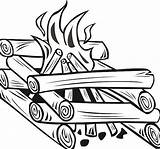 Firewood Drawing Wood Log Getdrawings Kindling sketch template