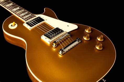 gibson les paul standard  goldtop gitarren total