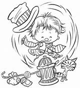 Coloring Pages Redheads Cool Hoboes Book Stamps Books sketch template