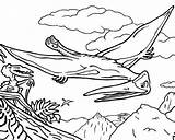 Pteranodon Coloring Reptile Flying Print Utilising Button Grab Otherwise Welcome Right Size sketch template