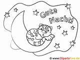 Gute Mond Schlafende Katze Malvorlage Titel sketch template