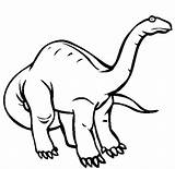 Coloring Apatosaurus Popular Getdrawings Drawing sketch template