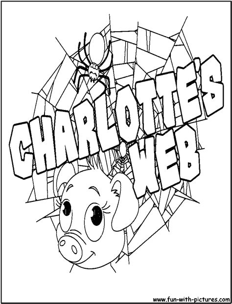 charlottes web coloring pages sketch coloring page