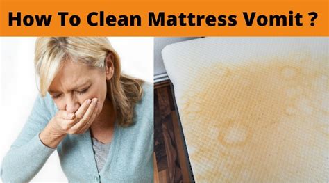 step  step guide    clean vomit   mattress