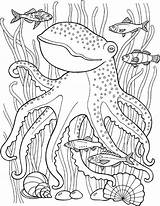 Coloring Pages Life Marine sketch template