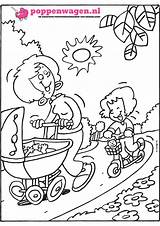 Kinderwagen Kleurplaten Kleurplaat Poppenwagen Bestelcode Bron sketch template