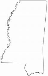 Mississippi Map Outline Silhouette Vector Silhouettes Svg Coloring Pages sketch template