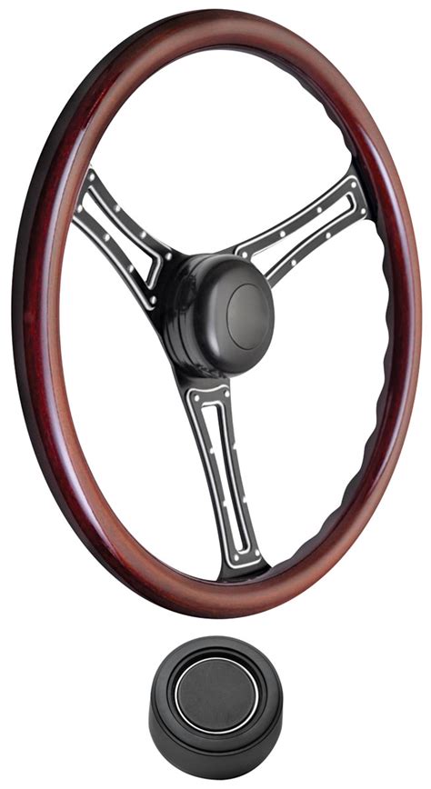steering wheel kit   gm autocross wood plain  rise  opgicom