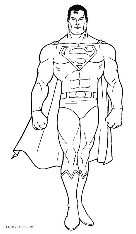 printable superman coloring pages  kids coolbkids
