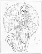 Selina Fenech Mythology sketch template
