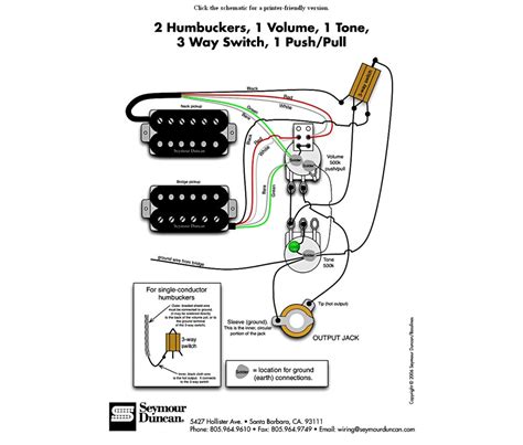 seymour duncan   wiring schematic diagram  diagrams seymour duncan wiring diagram