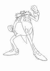 Robotnik Eggman Coloring Doctor Sonic Pages Categories sketch template