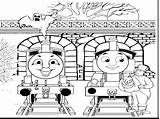 Coloring Thomas Pages Percy Train Friends Mission Tank Engine Edward Printable Christmas Getcolorings Color Getdrawings Colorings sketch template