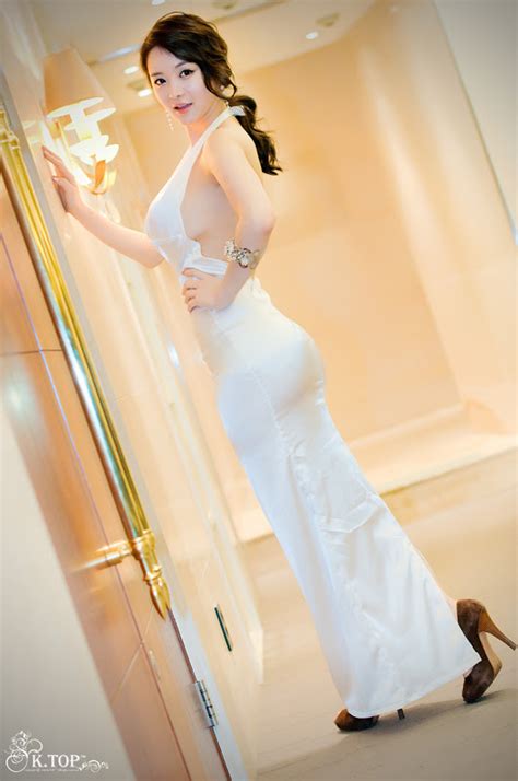 Im Ji Hye Beautiful White Dress Korean Fashion