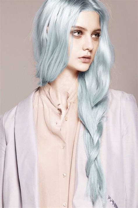 pastel blue hair goldwell elumen dye icy blue hair pastel blue hair