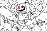 Flowey Omega Coloring Pages Undertale Template sketch template